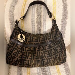 Authentic FENDI  Zucca Chef Hobo bag